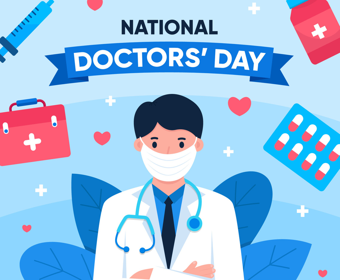 National Doctors Day Celebration Concept