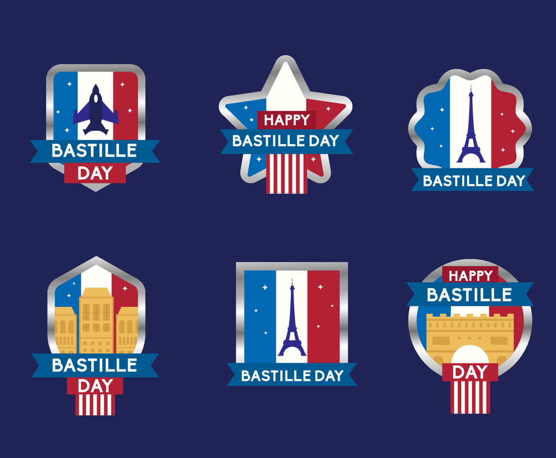 Bastille Day Label Collection