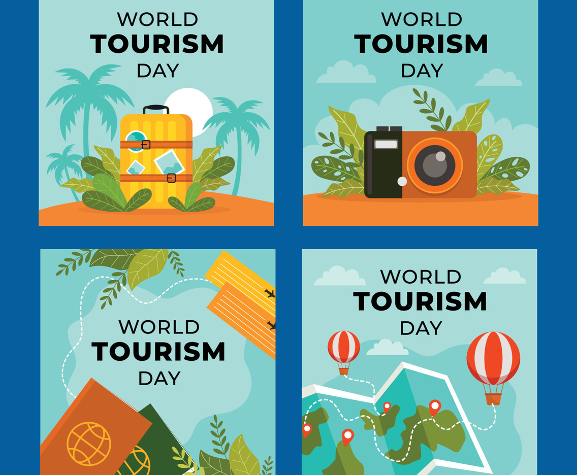World Tourism Day Social Media Post Collection