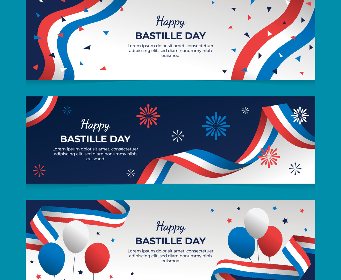 Bastille Day Banners
