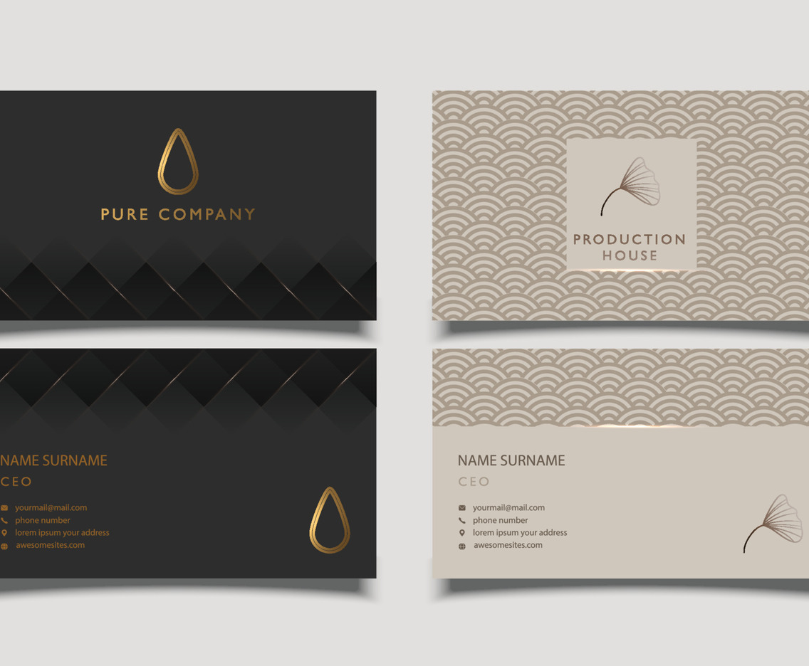 Monochrome Business Card