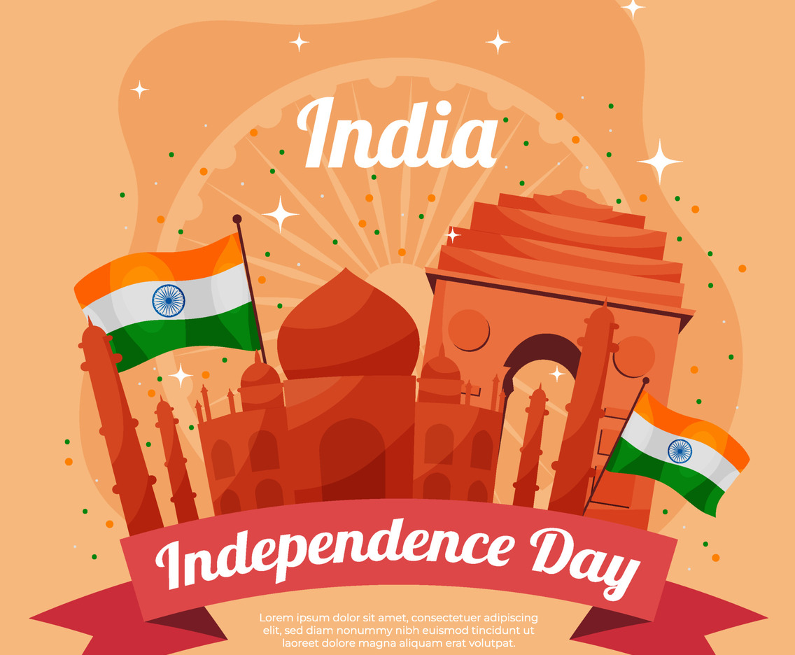 India Independence Day Flag Concept
