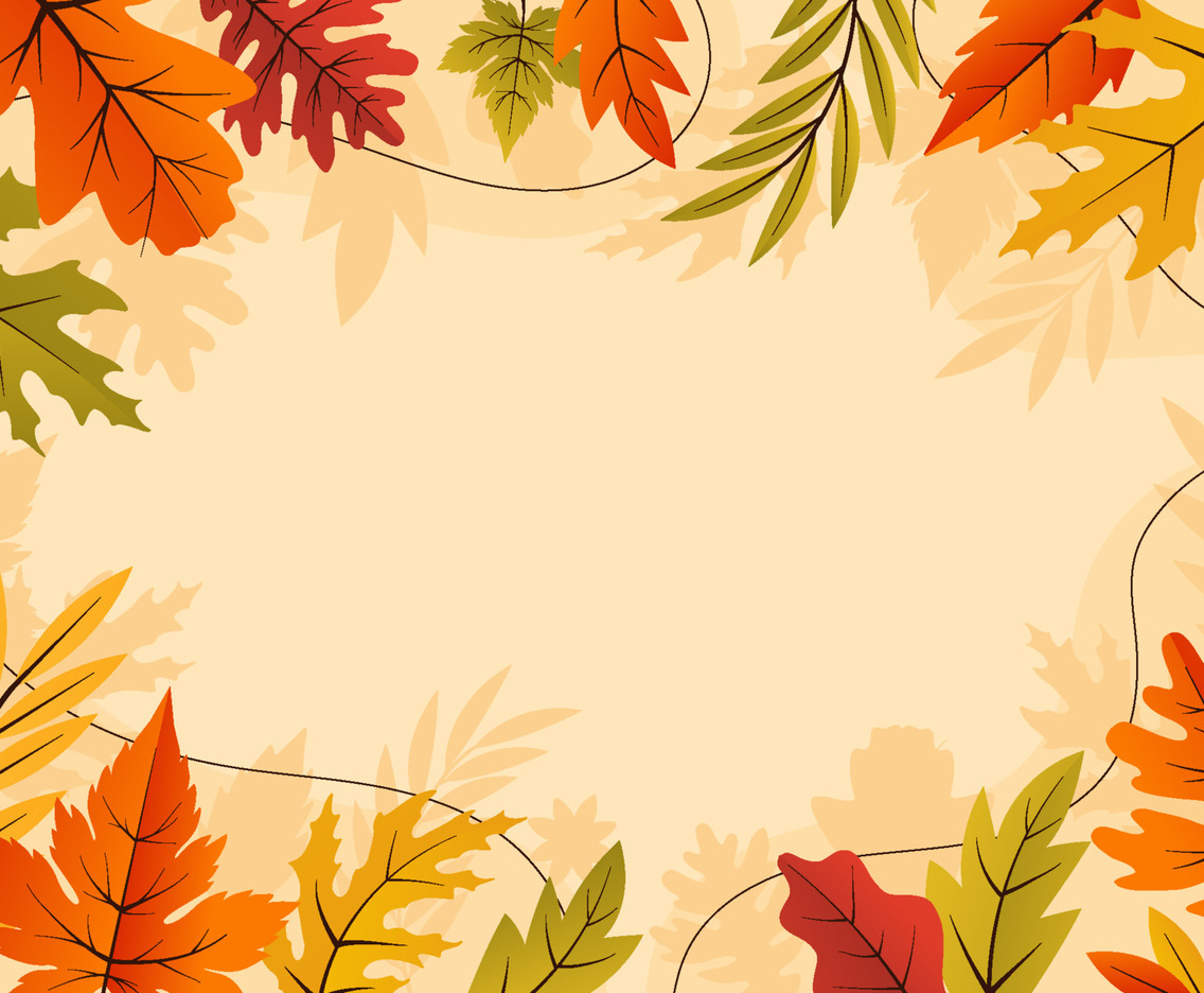 Nature Fall Floral Background