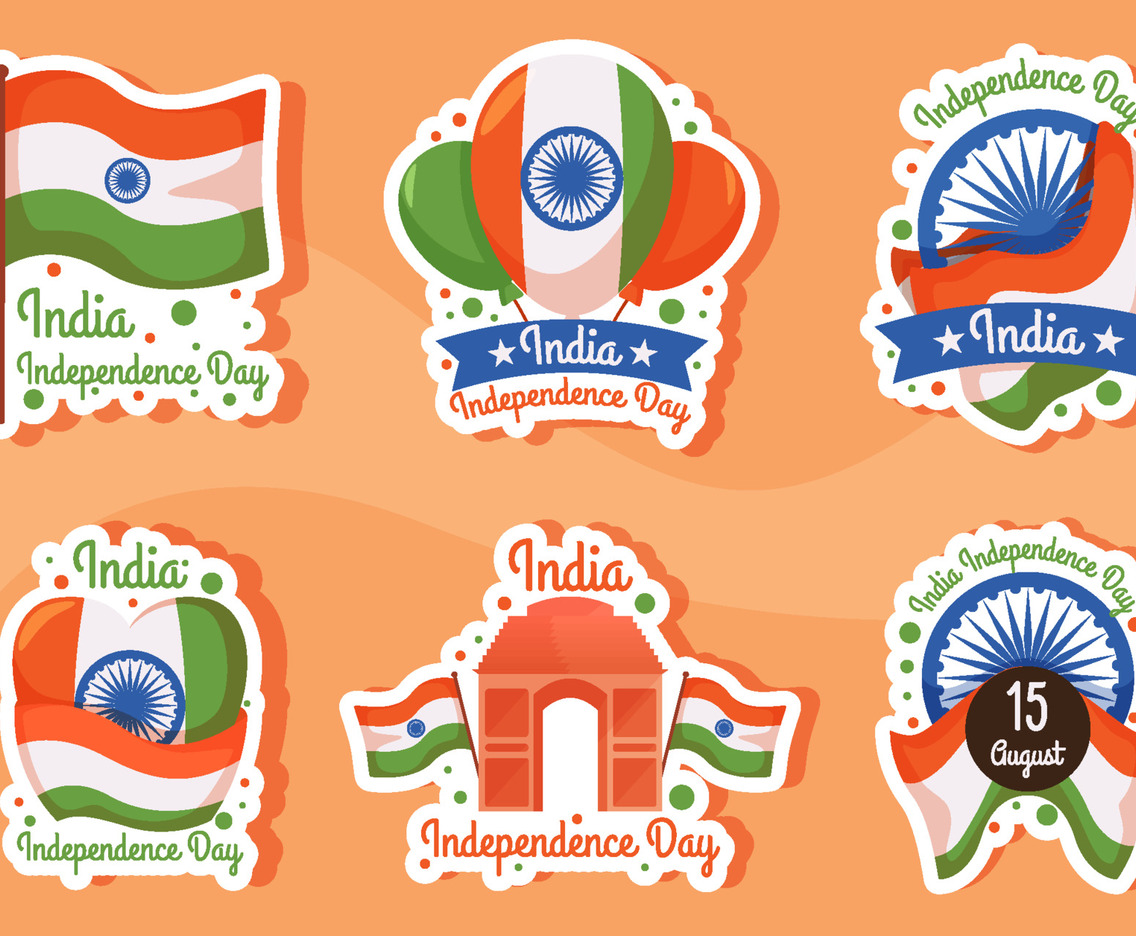India Independence Day Sticker
