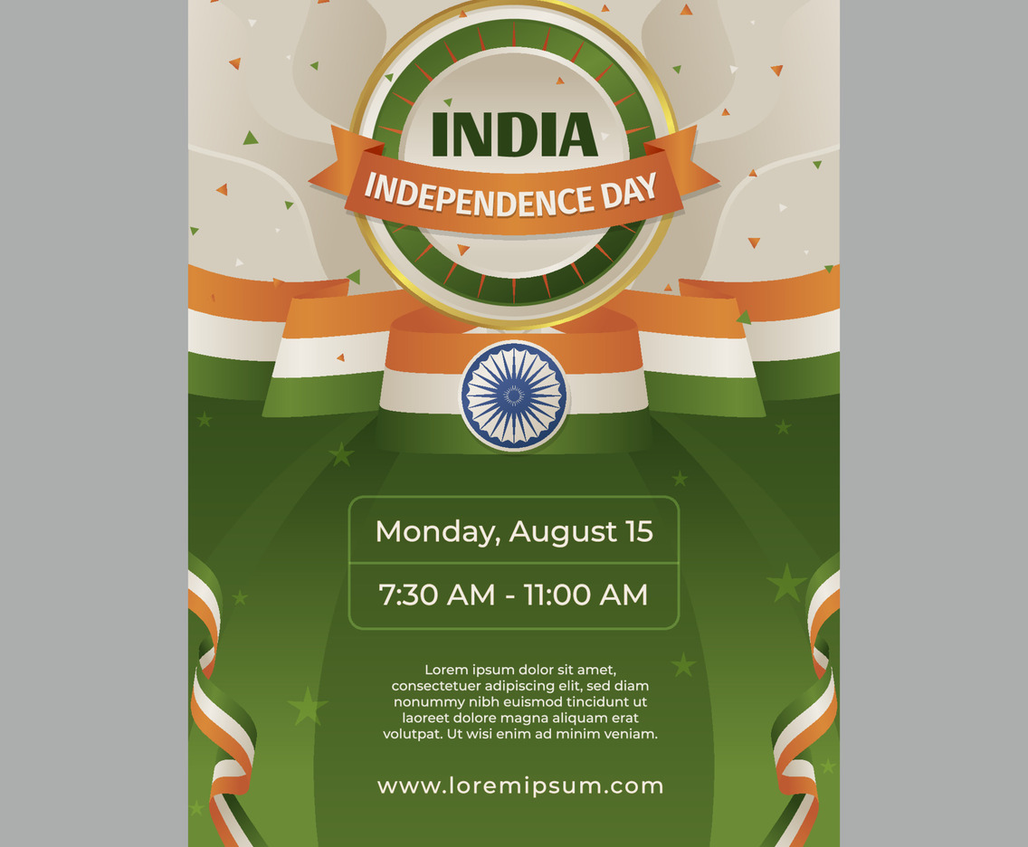 India Independence Day Poster