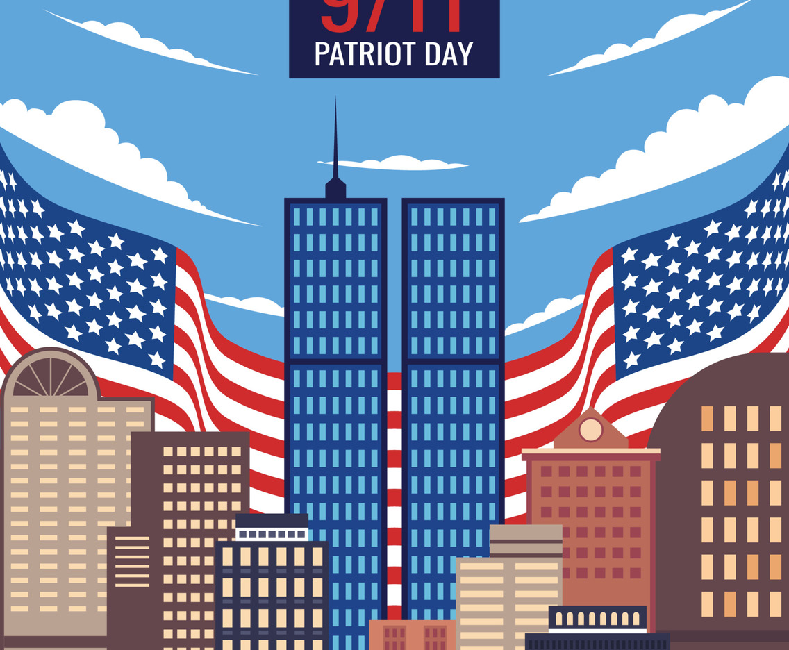 Patriot Day with WTC Buildings
