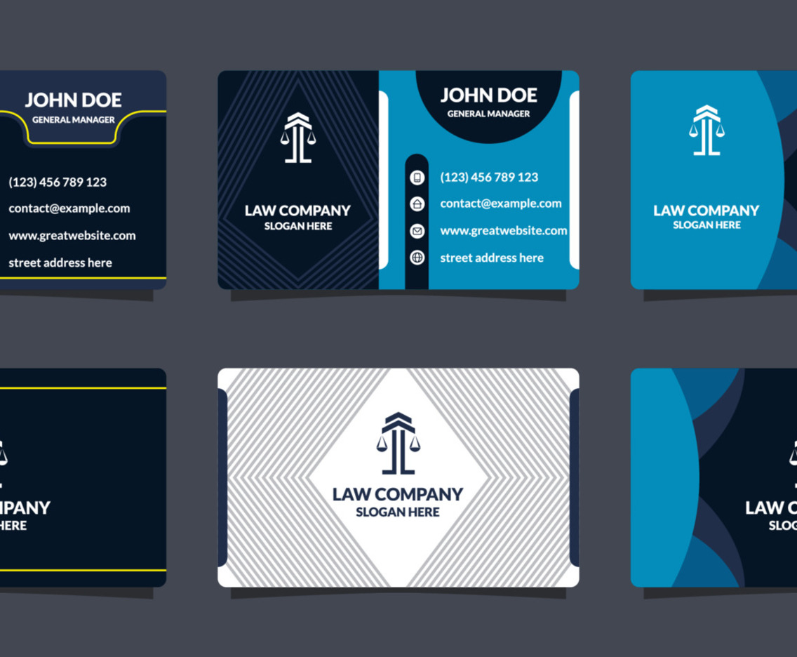 Blue Creative Business Card Template