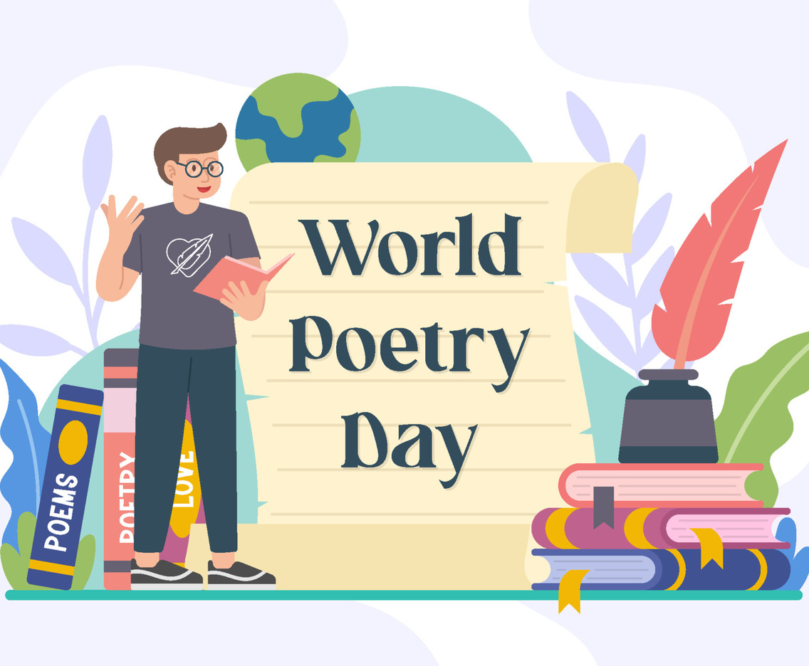 World Poetry Day Concept