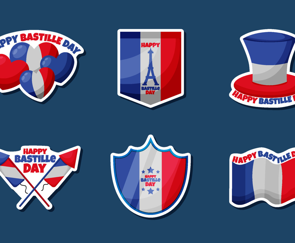 Bastille Day Festivity Sticker