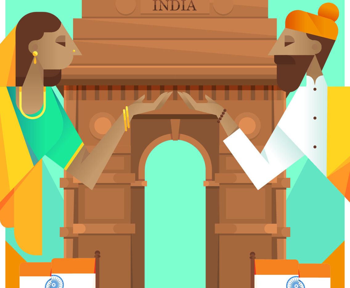 Greetings On Independence Day From An Indian Couple