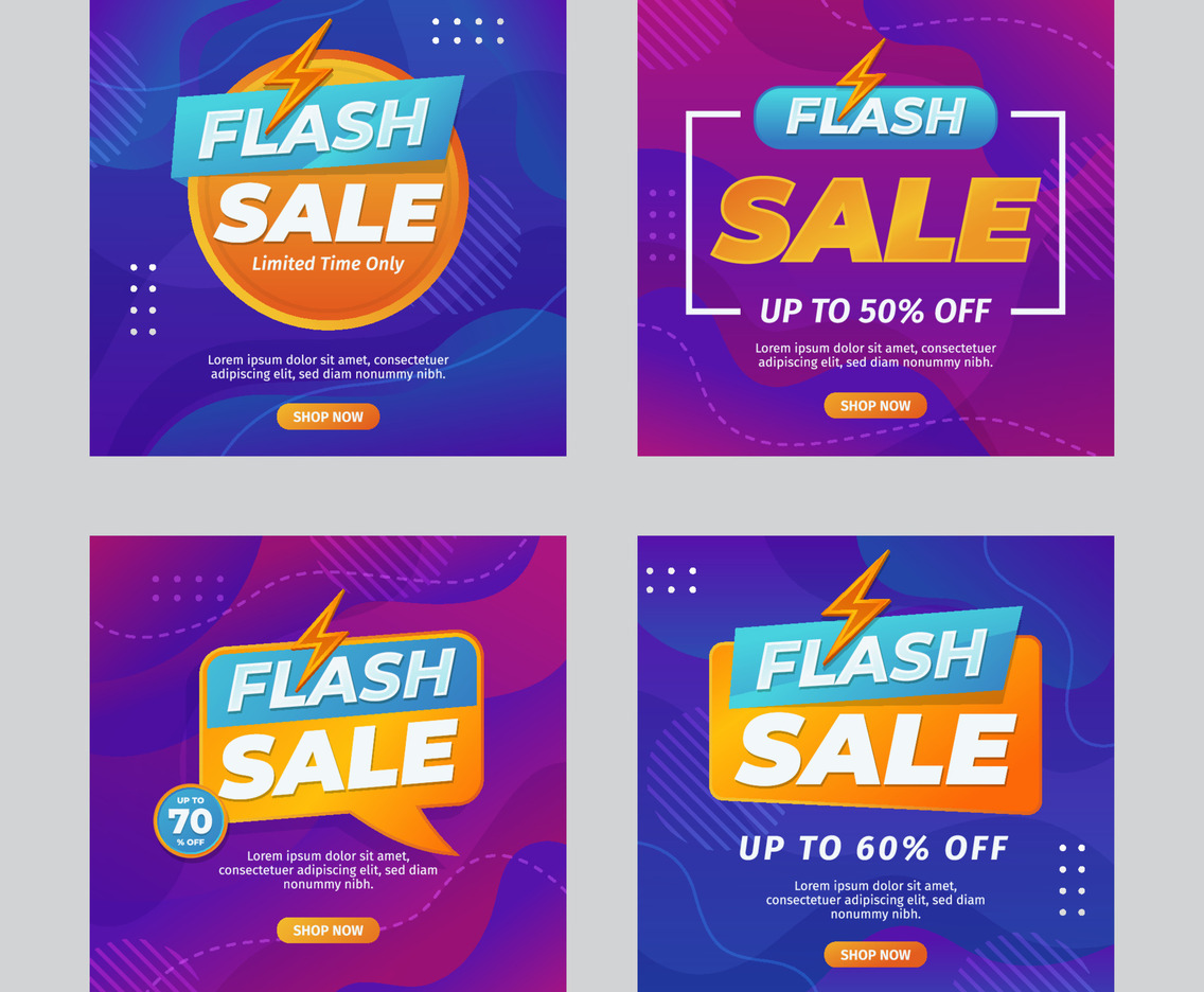 Flash Sale Social Media Post