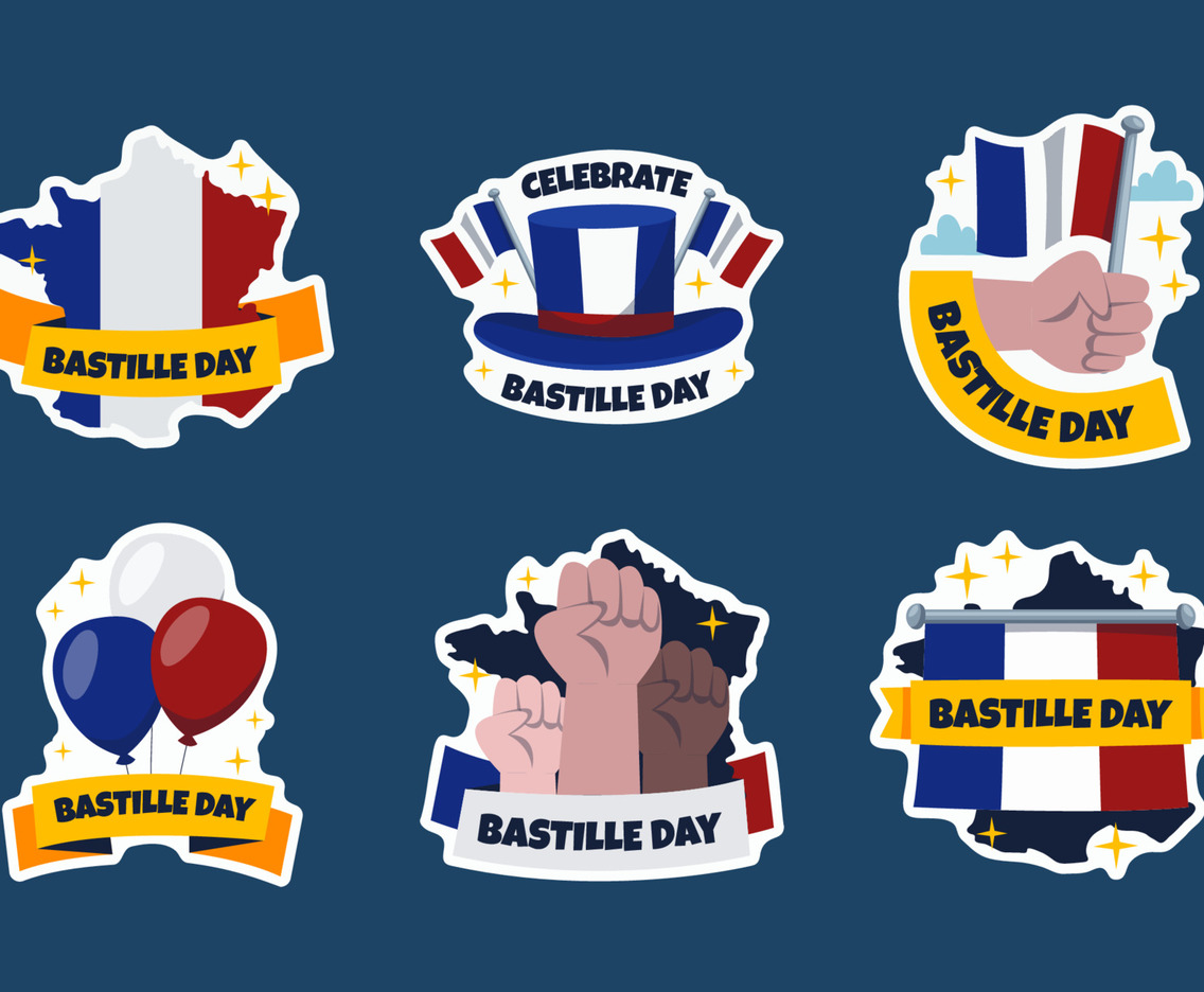 Bastille Day Sticker Pack