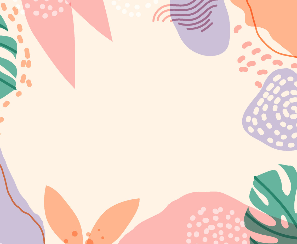 Abstract Hand Drawn Pastel Background