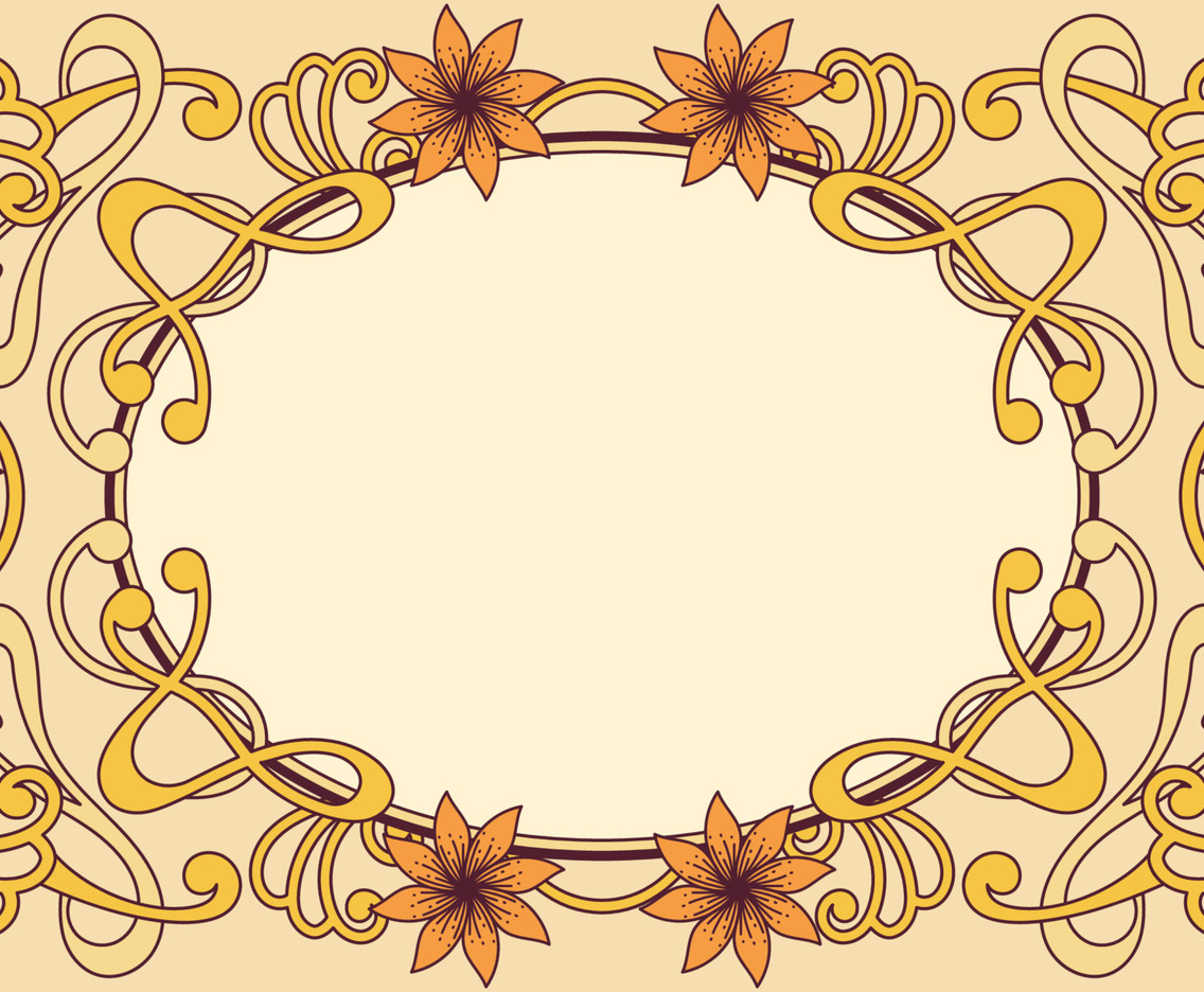 Art Nouveau Style Background