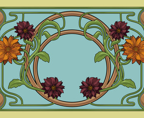 Art Nouveau Woman Vector Art & Graphics | freevector.com