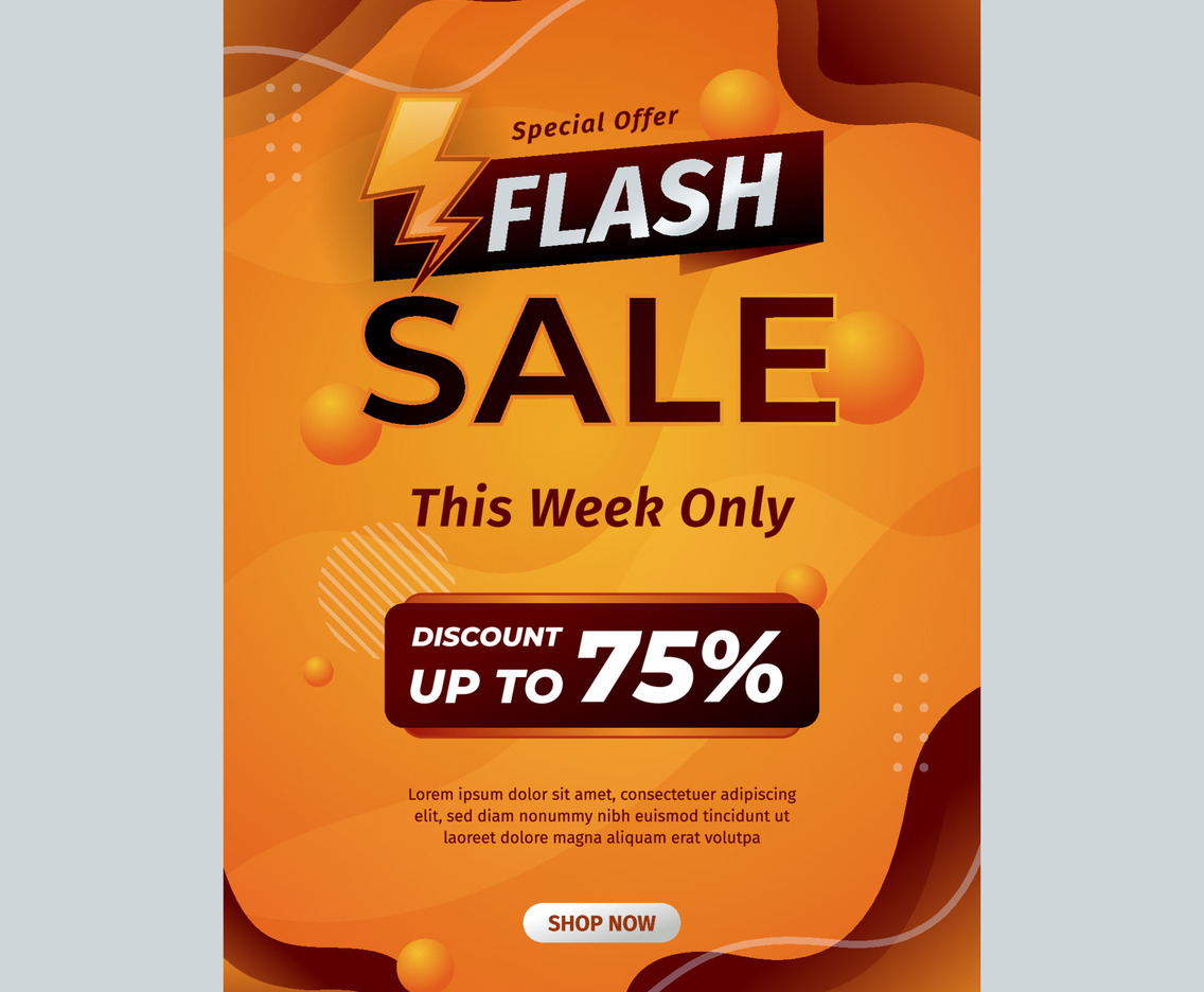 Flash Sale Poster