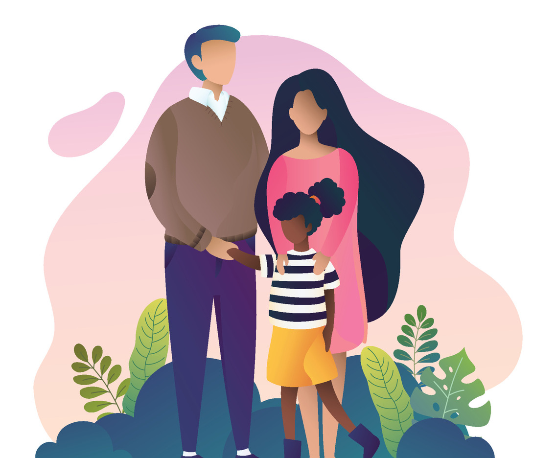 Couple Adopt Child from Different Race