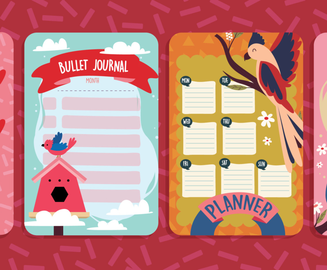 Journal Template Bird Series
