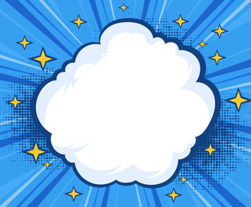 Pop Art Comic Doodle Speech Bubble Background Vector Art & Graphics ...