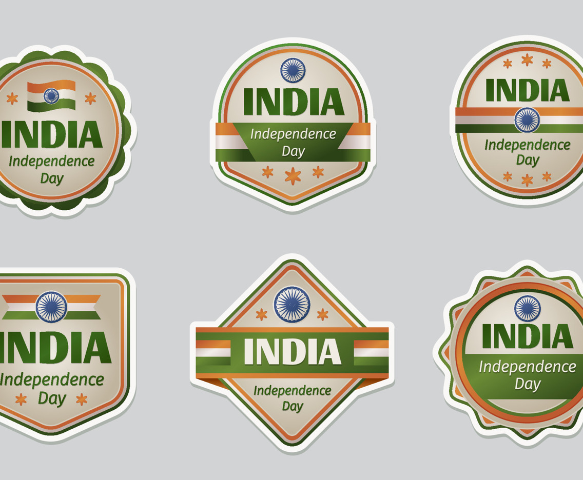 India Independence Day Stickers
