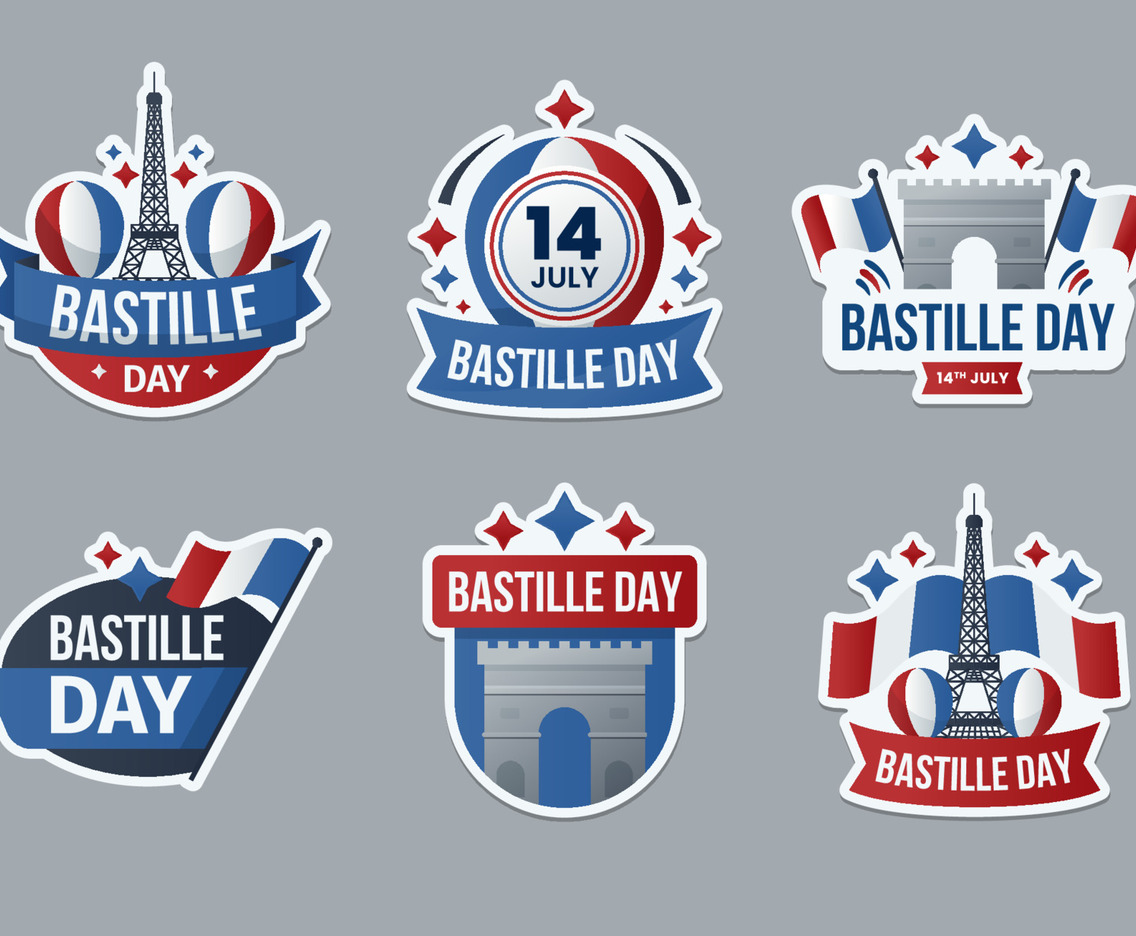 Bastille Day Sticker