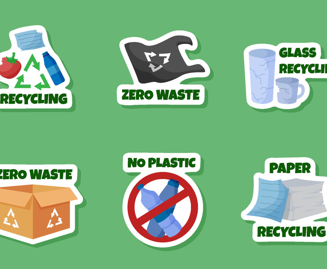 Recycle at Home Sticker Template