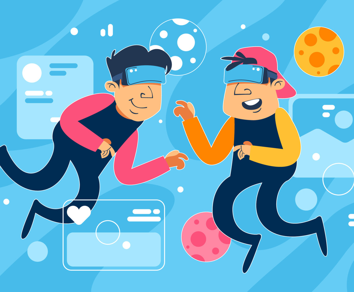 People Interact In Virtual Universe