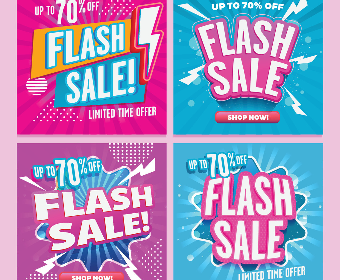 Flash Sale Social Media Posts