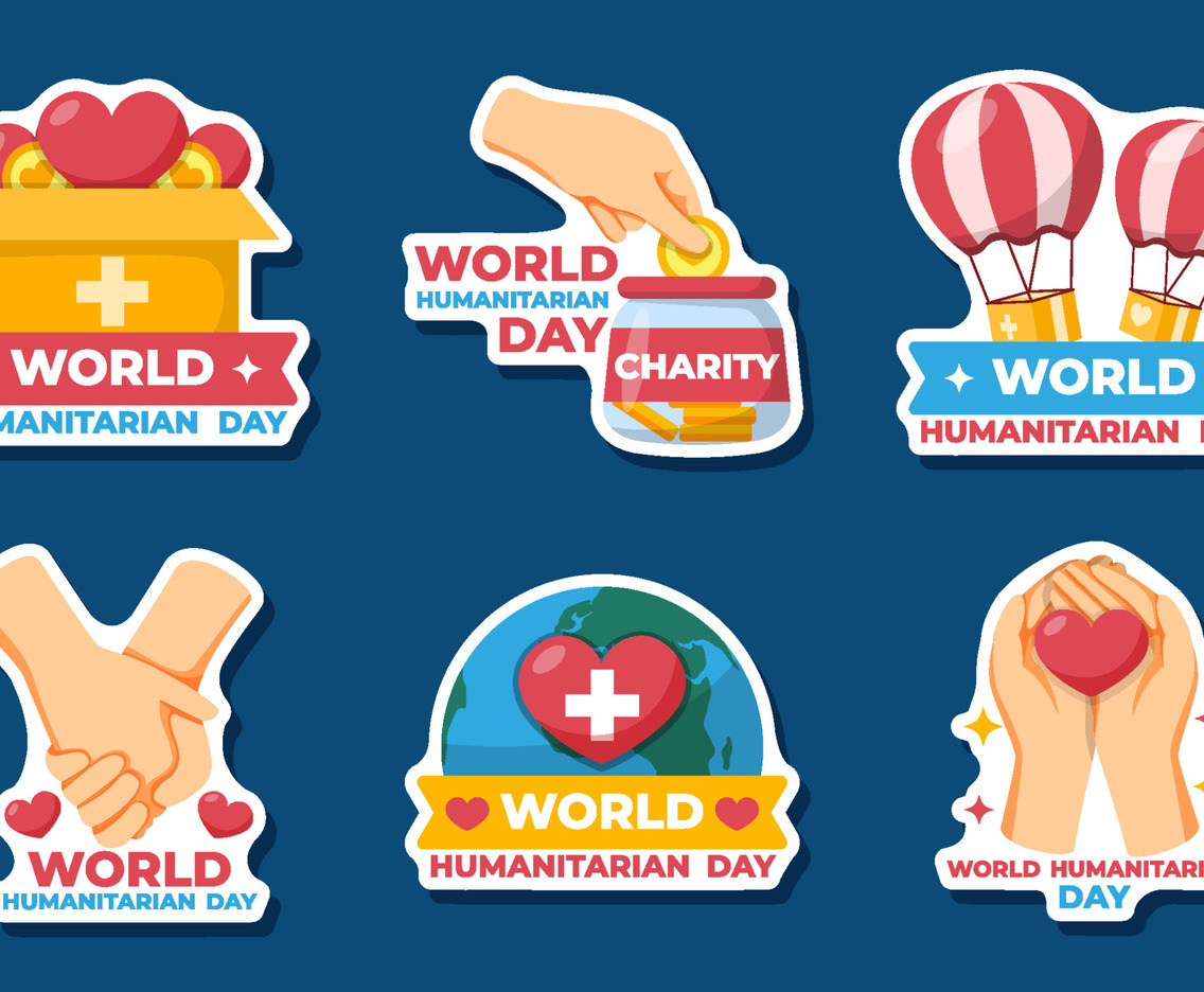 World Humanitarian Day Sticker Collection