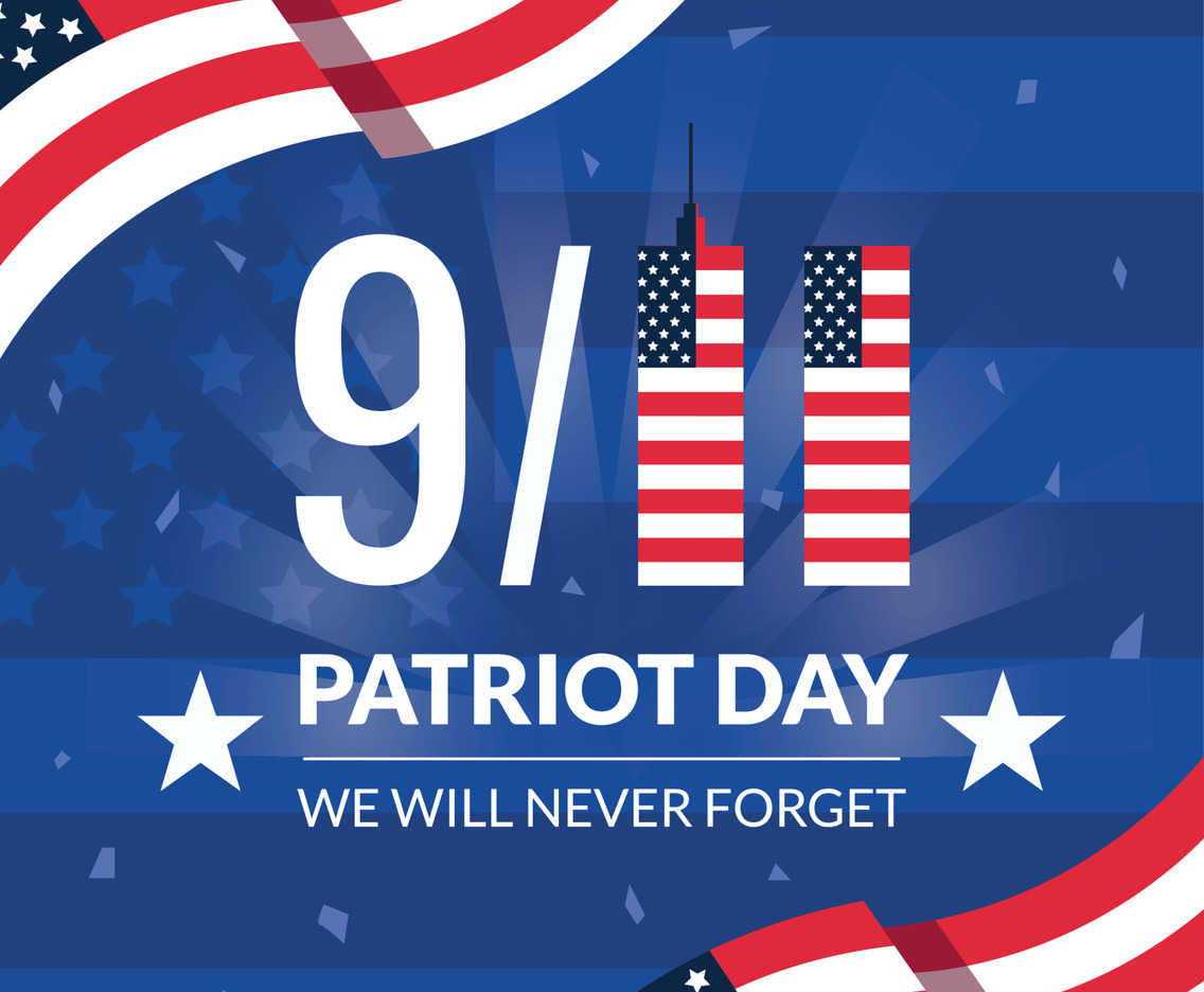 Simple Patriot Day Greetings Template