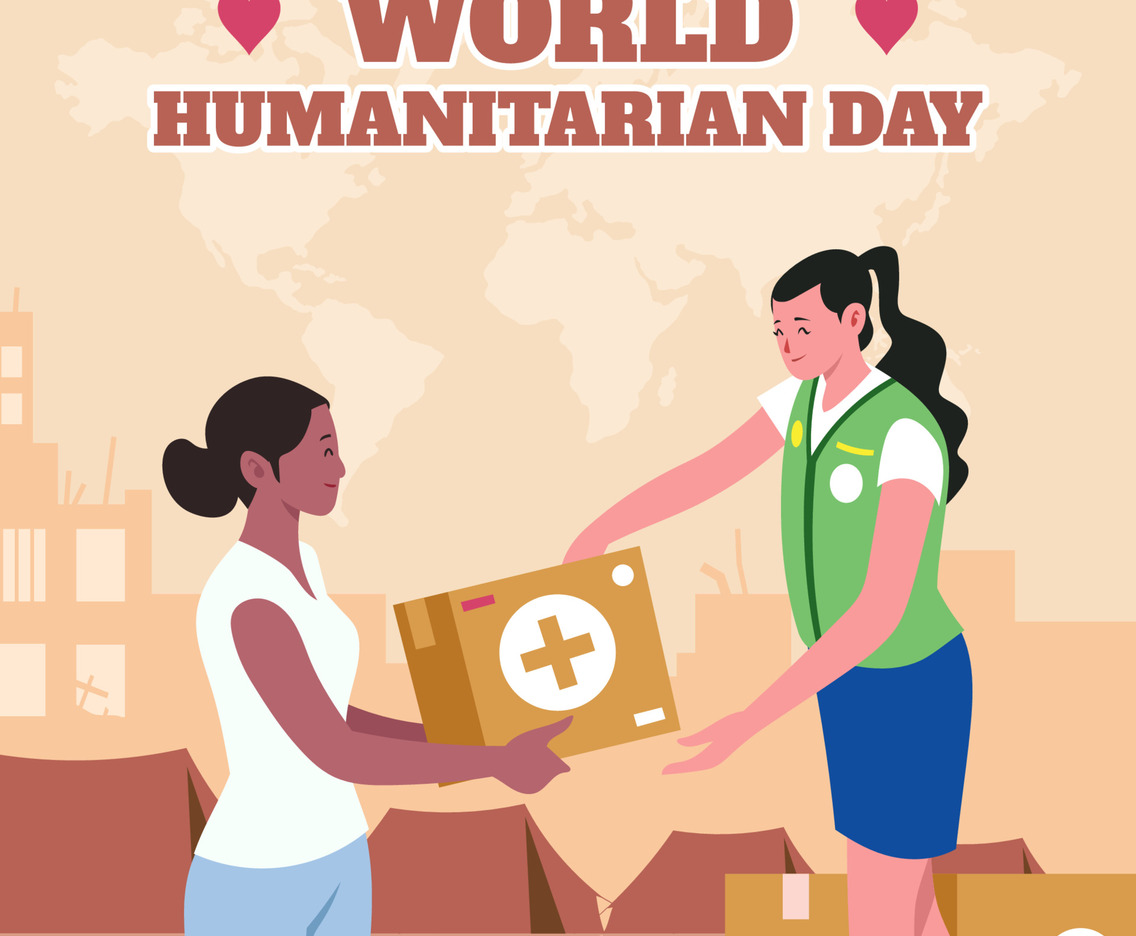World Humanitarian Day Concept