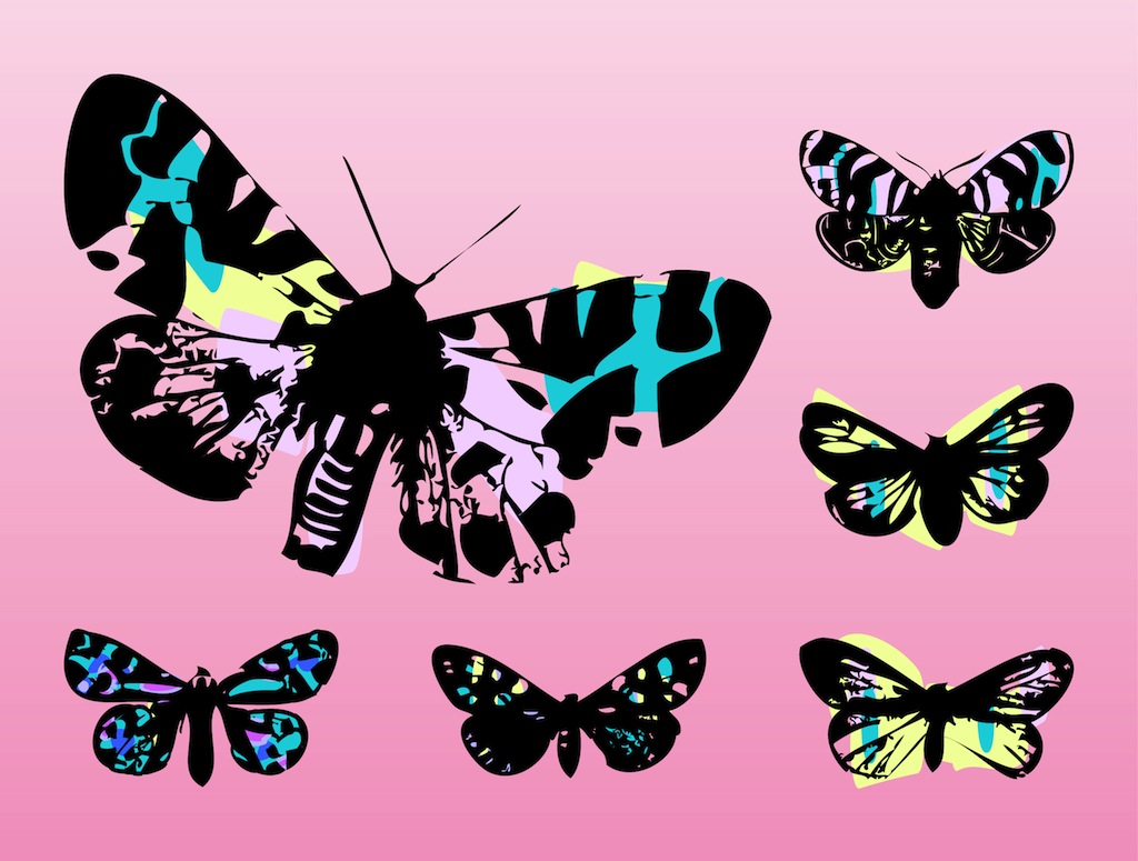 Pop Art Butterflies