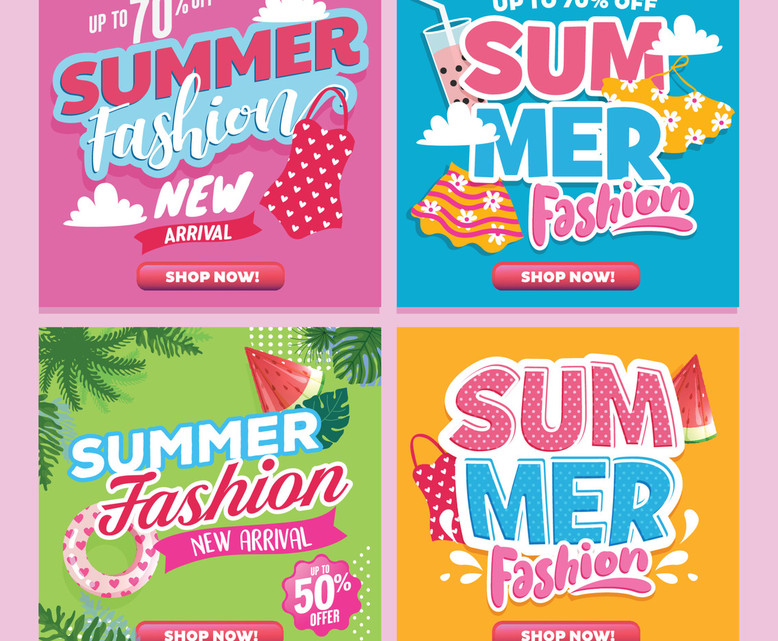 Summer Fashion Media Social Template