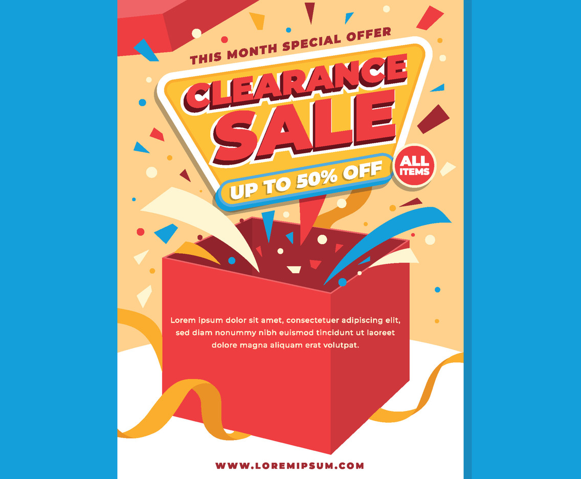 Clearance Sale Poster