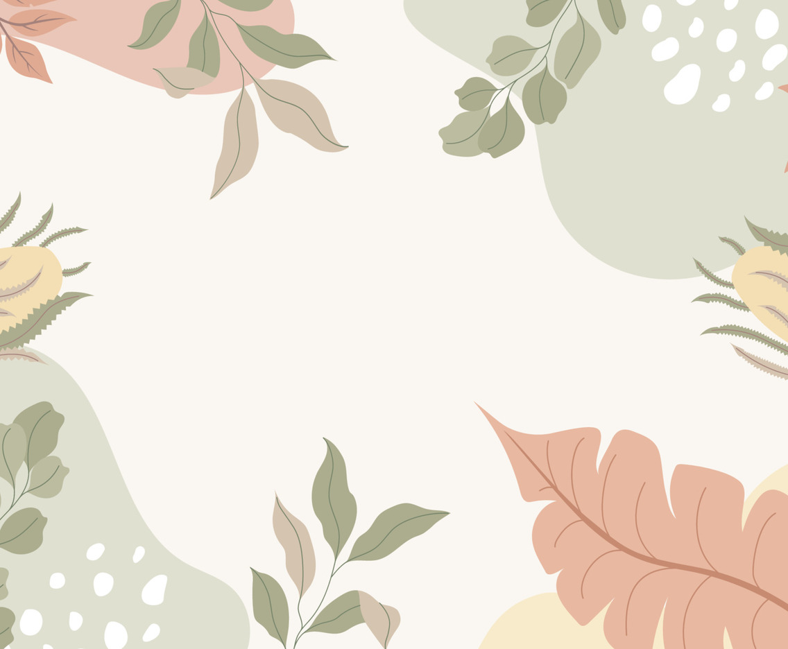 Abstract Floral Background with Pastel Color