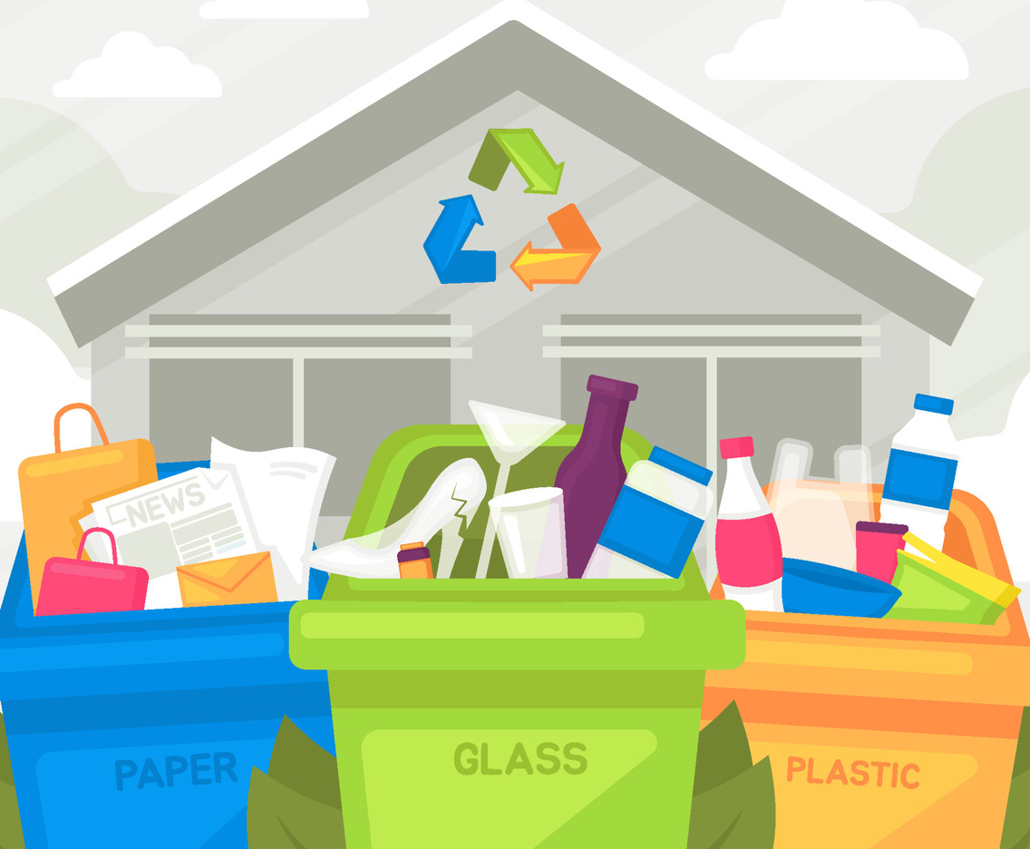Recycle at Home Concept