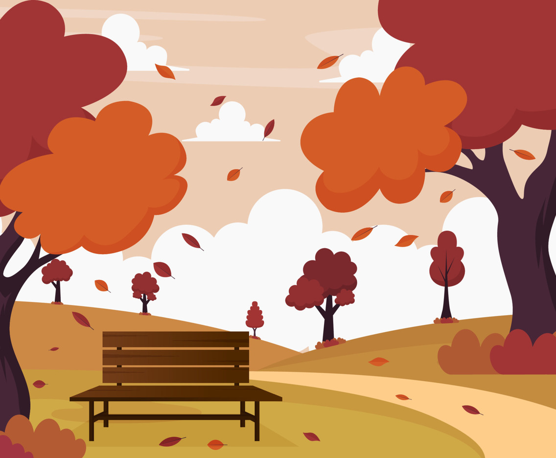 Fallen Leaves Background