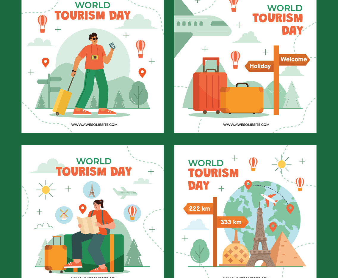 Tourism Day Social Media Template