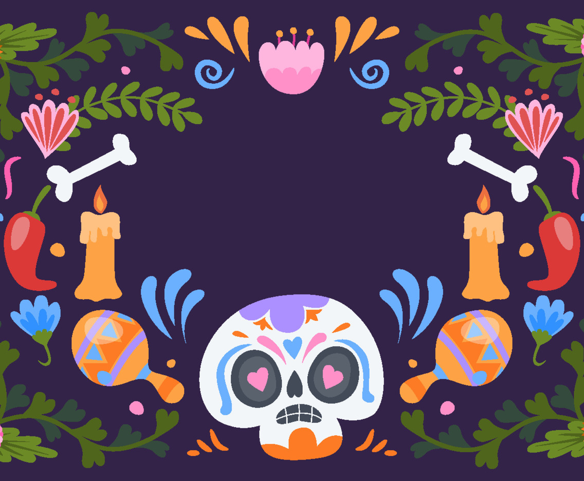 Dia De Los Muertos Background