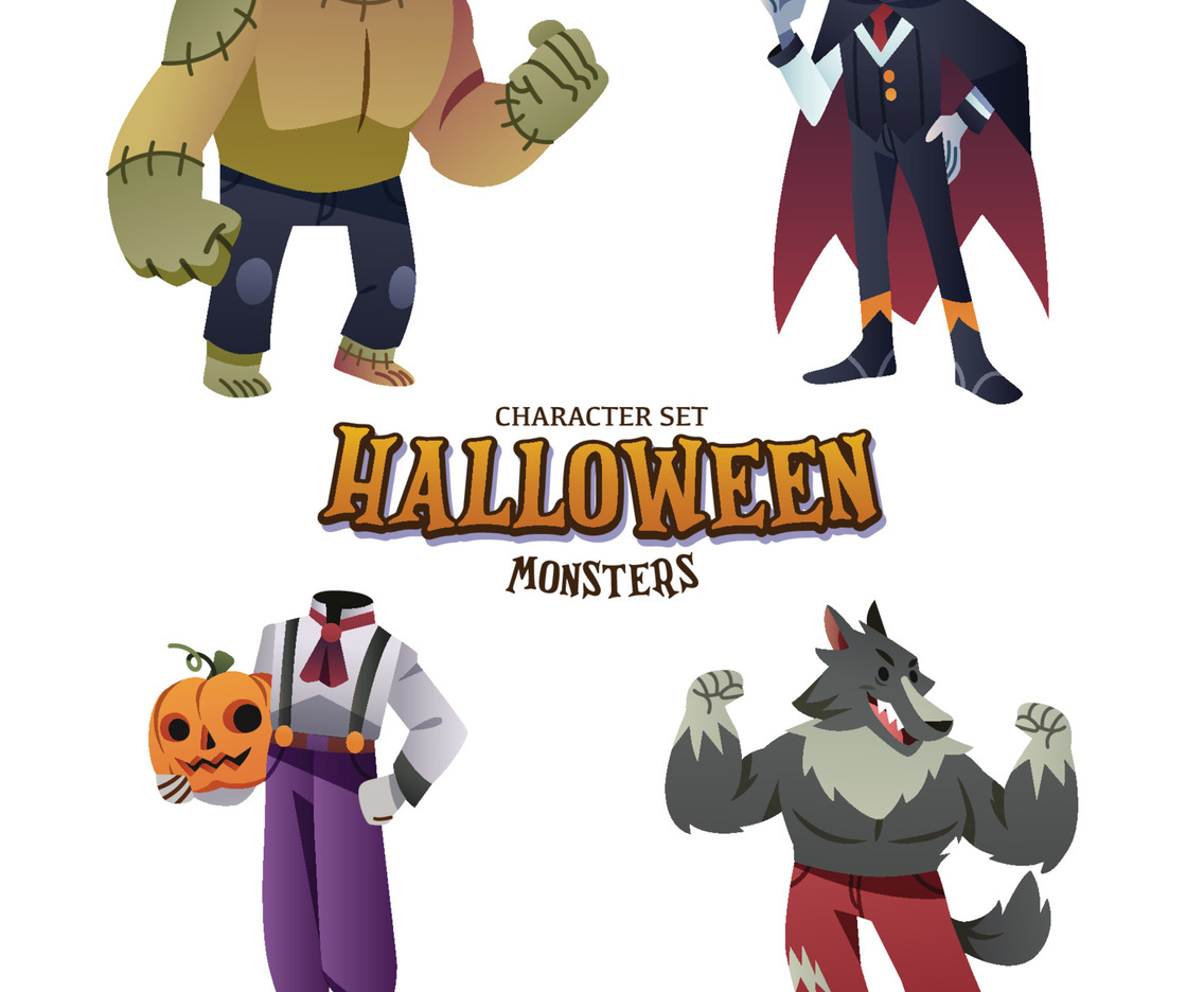 Monsters Character Set