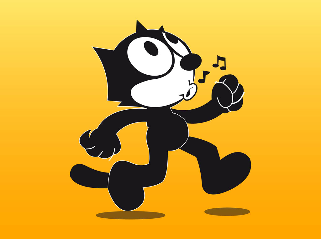 Felix The Cat Vector Art Graphics Freevector