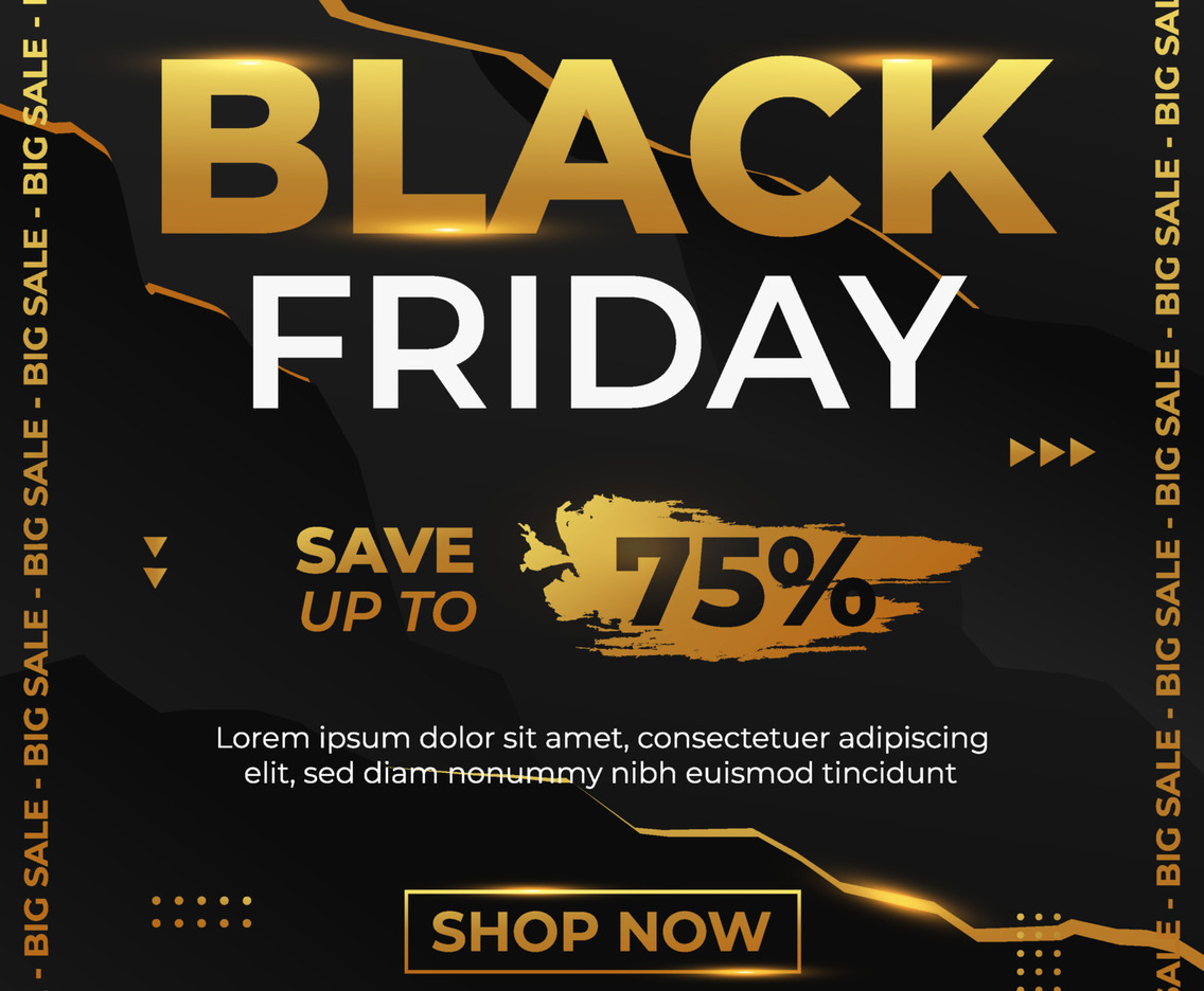 Modern Black Friday Poster Template