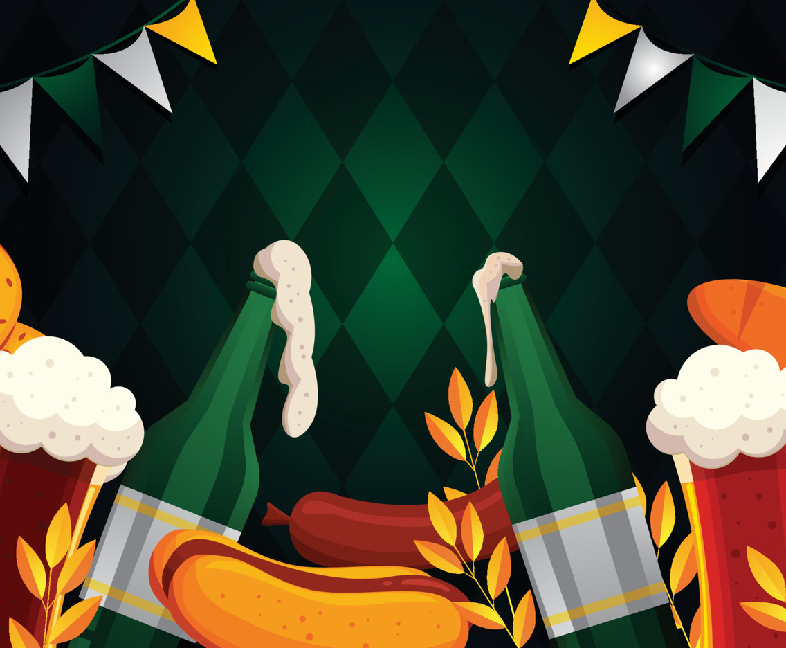 Oktoberfest Background Concept