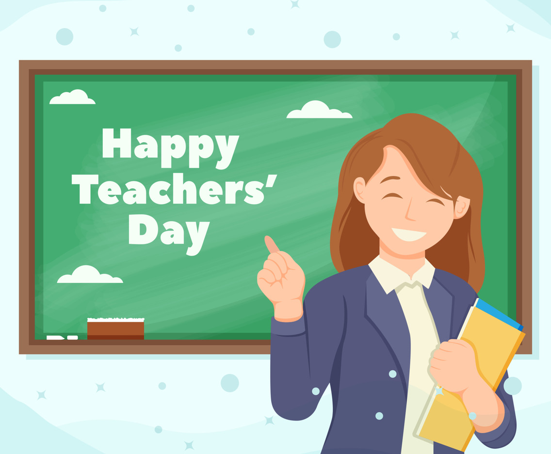 Happy Teachers' Day Concept