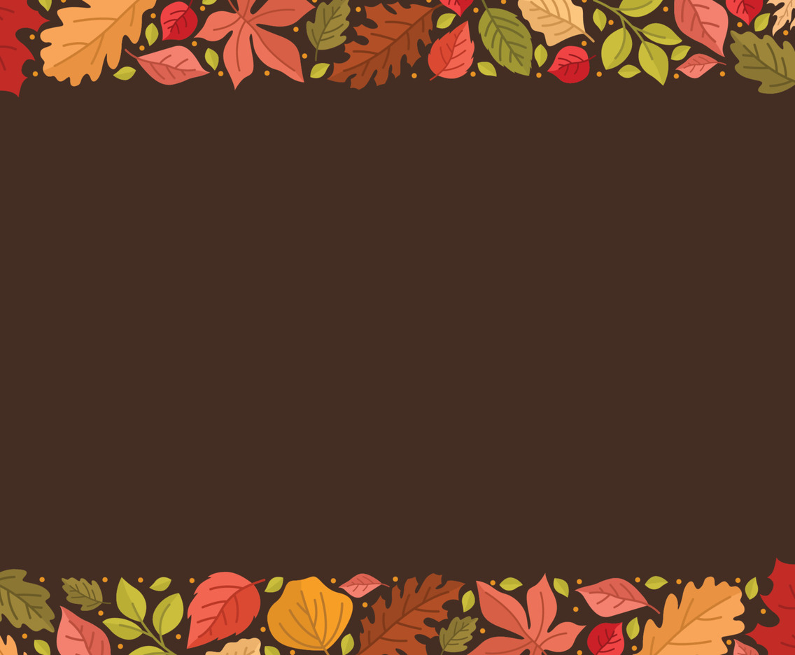 Nature Floral Border Element Background