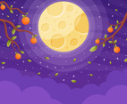 Chuseok Mid Autumn Festivity Background
