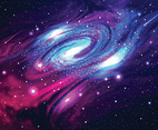 Milkyway Background Template Design