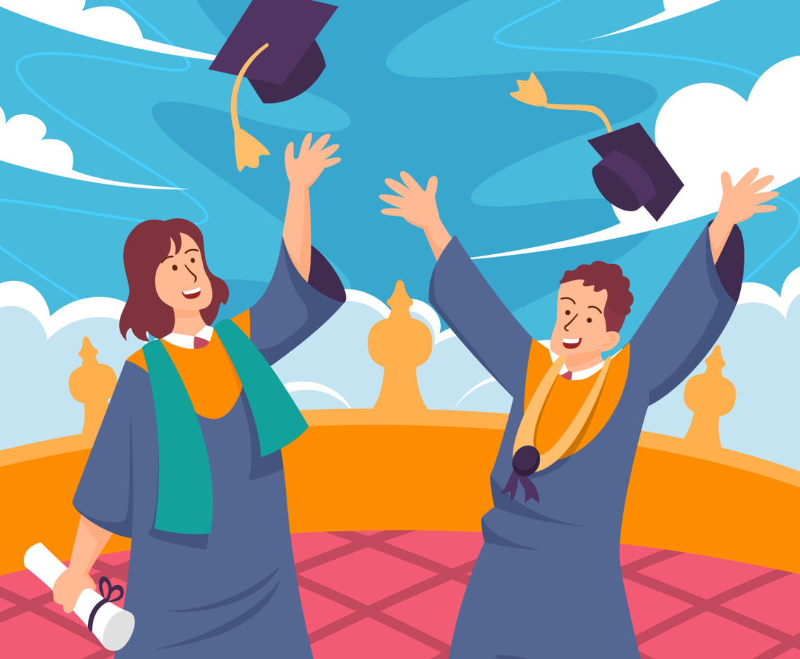 Diploma Graduation Celebration Concept