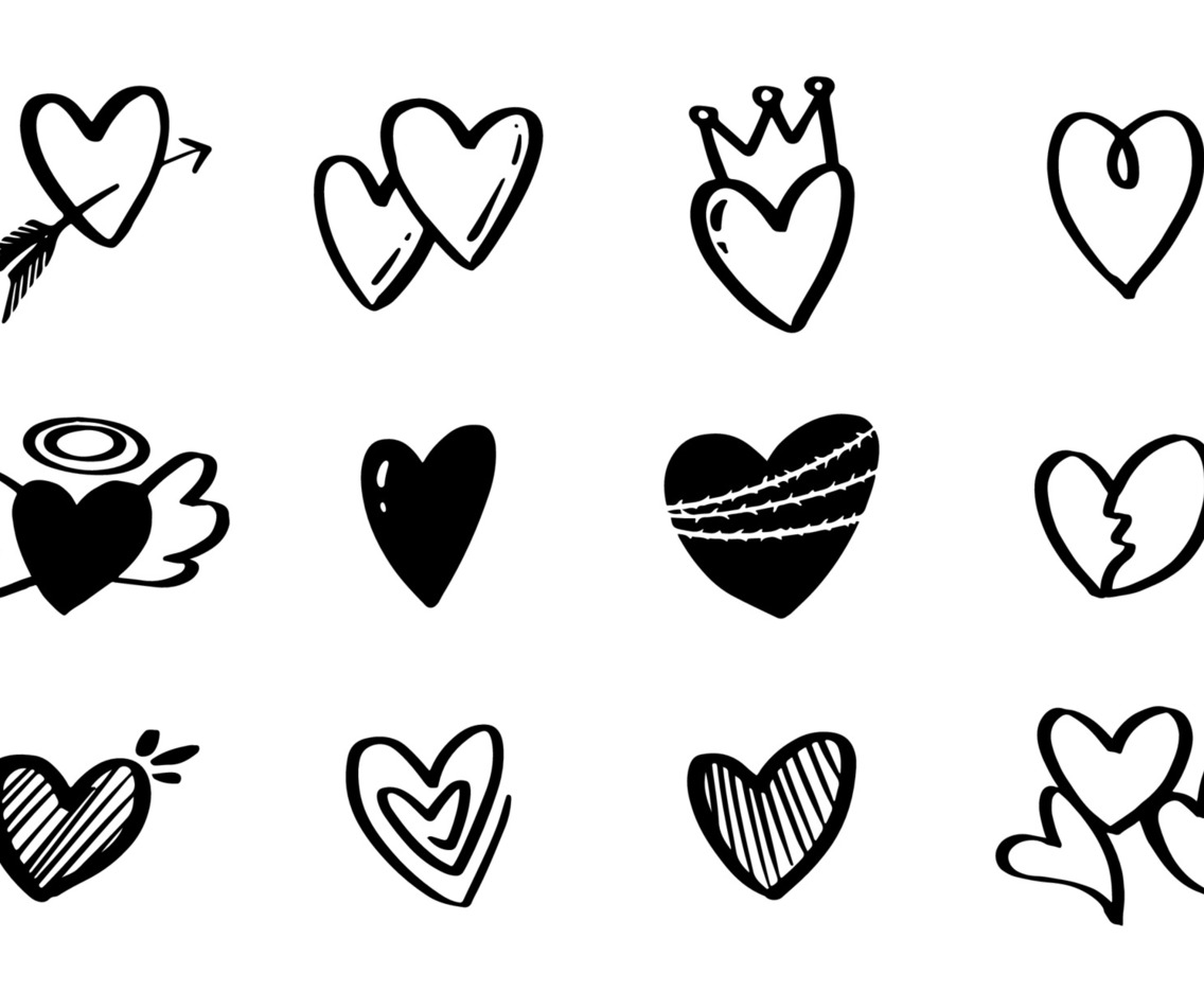 Cute Doodle Icon Heart