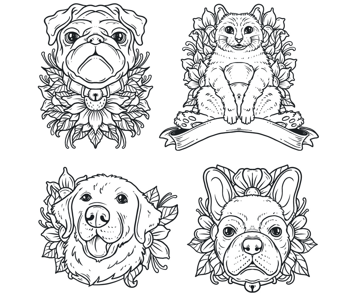 Pet Hand Drawn Concept